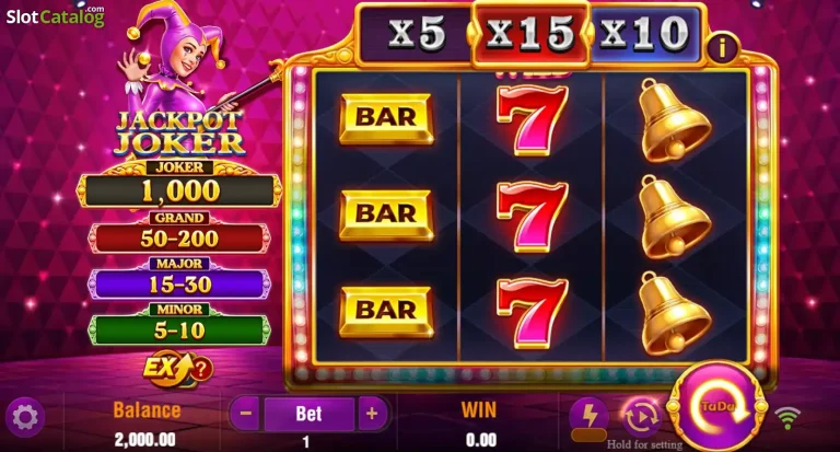 5 Joker Judi Online Dengan Jackpot Terbesar di Malaysia